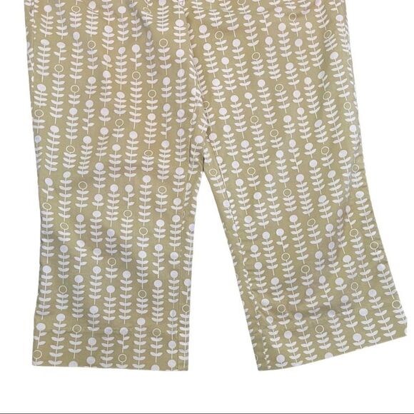 ANTHROPOLOGIE idra folkloric floral crop pants 6 - Picture 6 of 10
